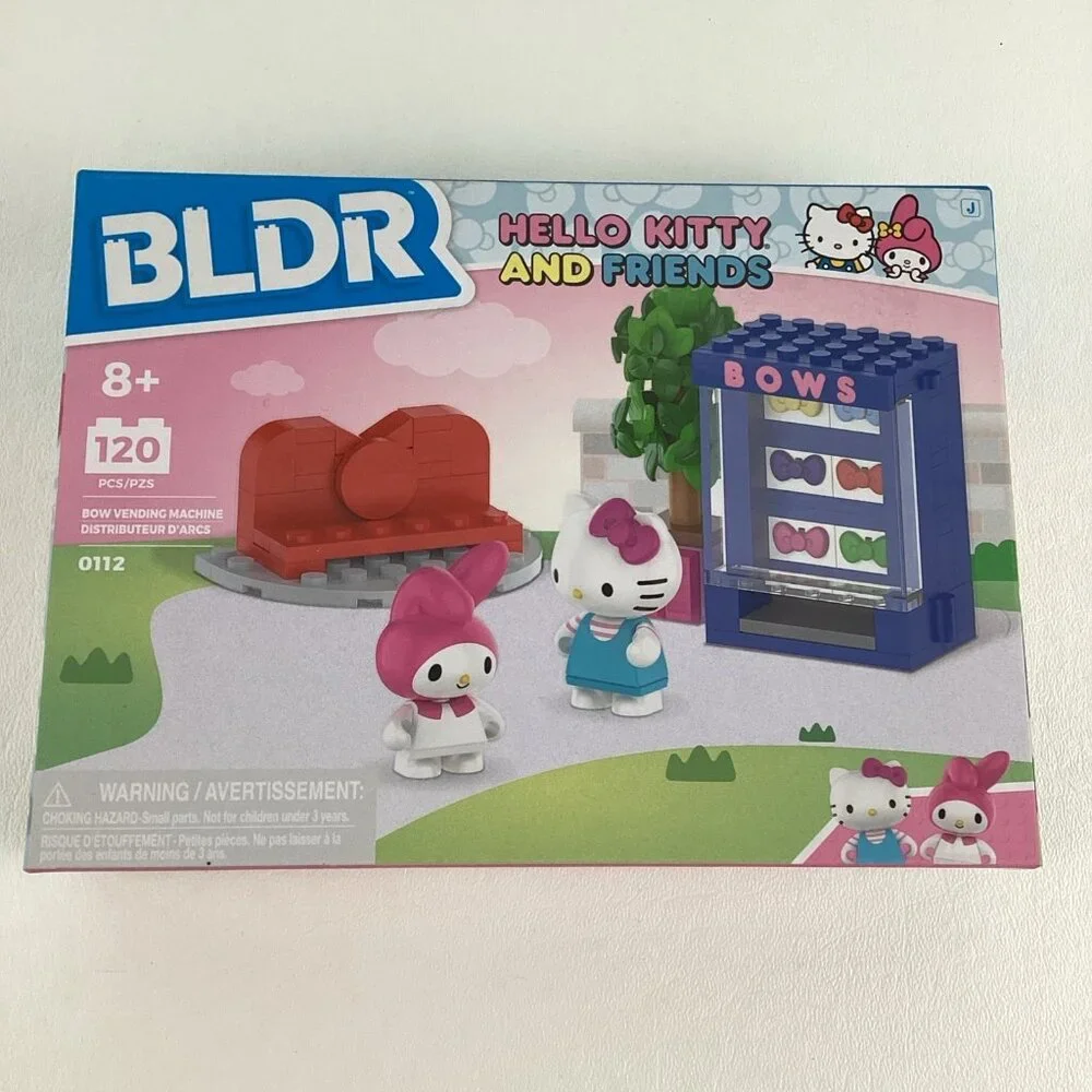 BLDR Hello Kitty & Friends Bow Vending Machine Building Set 2025 Jazwares New